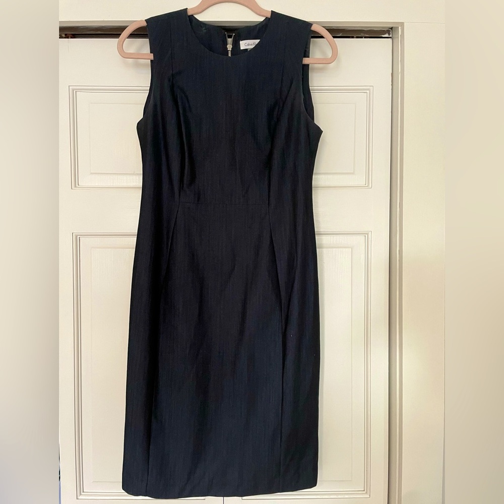 Calvin Klein Business Charcoal Dress